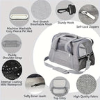 Cat Carriers, Dog Carriers, Pet Carriers – Airline-Approved Soft-Sided Bag - Image 3