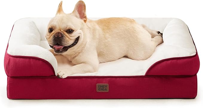 EHEYCIGA Orthopedic Dog Bed for Medium Dogs, Waterproof Memory Foam Medium Dog by EHEYCIGA