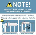 Extra Wide Baby Gate 38.5-43.5 Inch Walk Through Pressure Mounted No Drill - Image 6