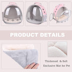 Portable Small Animal Backpack Travel Breathable Pet Carrier Bag Cages - Image 6