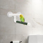 Hypeety Bird Parrot Stand Perch Shower Standing Toy Portable Suction Cup Parrot - Image 7