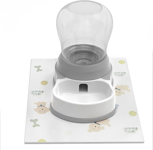 1 Gallon Automatic Dog Water Dispenser, Premium Large Capacity Gravity Pet by STALTWO