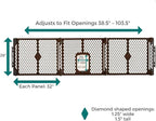 MyPet Extra Wide Dog Gate with Small Pet Door. 38.5” to 103.5" Wide. Cat Gate - Image 5