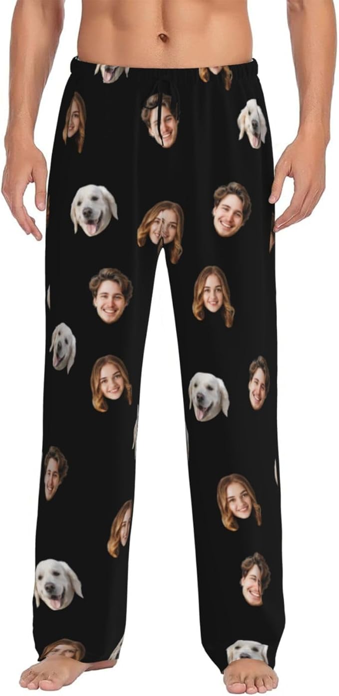 Personalized Pajama Pants For Men Women Custom Pajama Pants by Unknown
