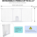 81.11" Extra Wide Baby Gate - Image 2