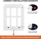 NAMSAN Dog Screen Door, Flap Opening 11.2 x 14.4 inches, Dog Door - Image 6