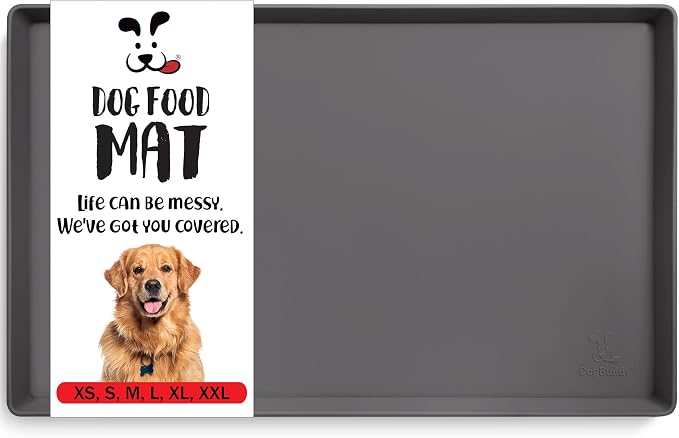 DogBuddy Dog Food Mat – Waterproof Dog Bowl Mat by DogBuddy