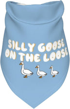 Silly Goose on The Loose Triangle Dog Bandana, Summer Bandana Funny Triangle - Image 3