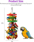 RUBY.Q 3 Pack Large Parrot Toy, 20in Bird Parrot Toy, African Grey and a - Image 4