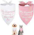 SZEE Bridal Shower Gifts for Bride, 2 Pack My Humans are Getting Married Dog by SZEE