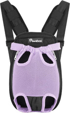 Pawaboo Pet Carrier Backpack, Adjustable Pet Front Cat Dog Carrier Backpack by Pawaboo