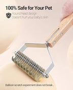 Wooden pet grooming rake - Image 5