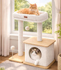 Modern Cat Tree for Indoor Cats, Nordic Loft Style, Wooden Cat Tower by Purrlato