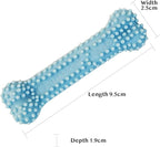 Nylabone Puppy Chew Blue Textured Teething Bone - Image 3