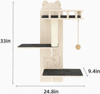 Cat Wall Shelves, 3 Platform Kitten Wall Furniture, DIY - Image 6
