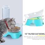 MILIFUN Double Dog Cat Bowls - Image 2