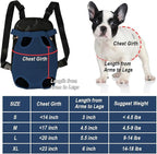 FEimaX Dog Carrier Backpack Pet Legs Out Front Cat Travel Bag, Adjustable Puppy - Image 4