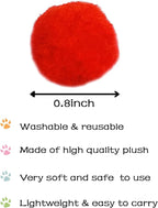 PET SHOW 50pcs 1.5"/3.8cm Cat Toy Balls Soft Kitten Pompon Toys Indoor Cats - Image 3