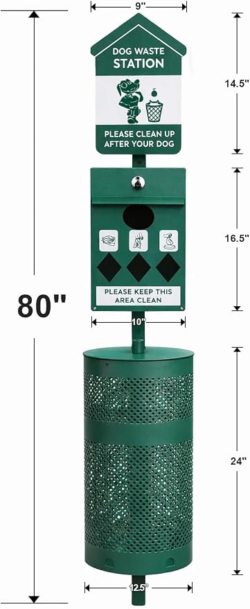 Dog Waste Station Outdoor Pet Waste Station- Desing - Image 7