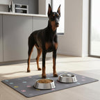 Pet Feeding Mat Absorbent Dog Mat - Image 2