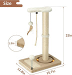 PAWSFANS Cat Scratching Post, Sisal Scratch Posts - Image 4