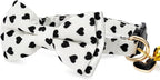 2 Pack Cotton Cat Collar with Bow Tie and Bell - Image 4