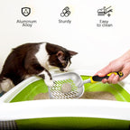 Cat Litter Scoop-Metal Cat Scooper-Long Handle Scoop, Cat Scooper-Poop - Image 6