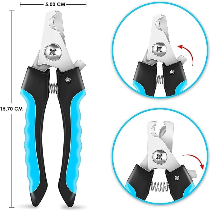 5-in-1 Pet Grooming Kit: Deshedding Rake, Nail Clipper, Grooming Gloves & - Image 2