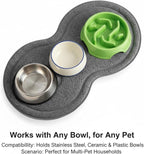 Non-Slip Pet Food Mat, Waterproof Dog Cat Bowl Placemat - Image 7