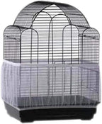 Bird Cage Seed Catcher Seeds Guard Parrot Nylon Mesh Net Cover Stretchy Shell by pranovo