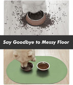 Absorbent Dog Food Mat-Dog Mat for Food and Water Bowl, Quick Dry Pet Food Mat - Image 3