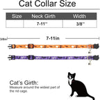 Halloween Cat Collar, 2 Pack, Breakaway Cute Cat Collar - Image 4