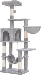 Hey-brother Cat Tree with Large Hammock, Cat Condo with Sisal-Covered - Image 7