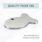 Ultra Joys Cat ID Tag Personalized Pet Tags, Durable Stainless Steel Small Pet - Image 4