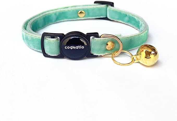Safety Quick Release Cat Collars, Double Velvet by Cognatio