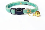 Safety Quick Release Cat Collars, Double Velvet by Cognatio