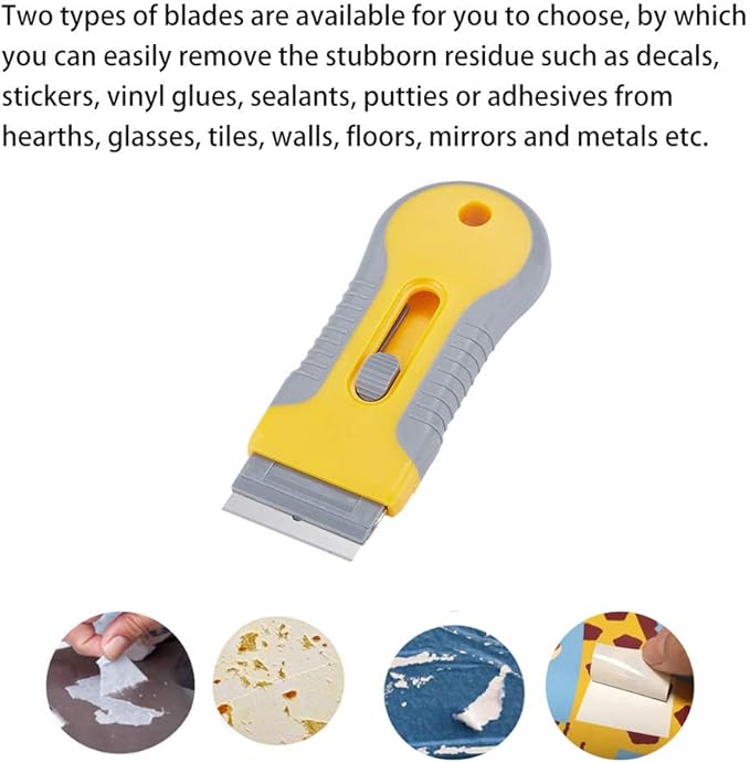 Razor Blade Scrape with 15pcs Extra Blades, Scraper Tool, Razor Blade - Image 6