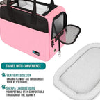 PetAmi Dog Purse Carrier for Small Dogs, Airline Approved Soft Sided Pet Carrier - Image 4
