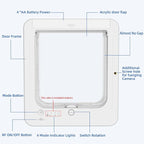 Smart Cat Door for Interior & Exterior, Cat Pet Door - Image 7