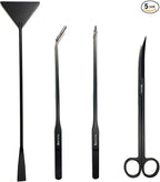 Aquarium Tweezers, Capetsma Stainless Steel Aquarium Plant Tools Long by capetsma