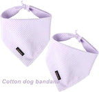 ARING PET Summer Dog Bandana-Cute Lavender Dog Bandanas, Comfortable Pet Scarf - Image 3