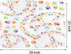 Comsmart Dog Blankets for Small Dogs, 6 Pack Puppy Blanket Cute Paw Print Pet - Image 5