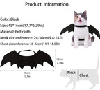Pet Cat Bat Wings for Halloween Party Decoration, Puppy Collar Leads Cosplay - Image 3