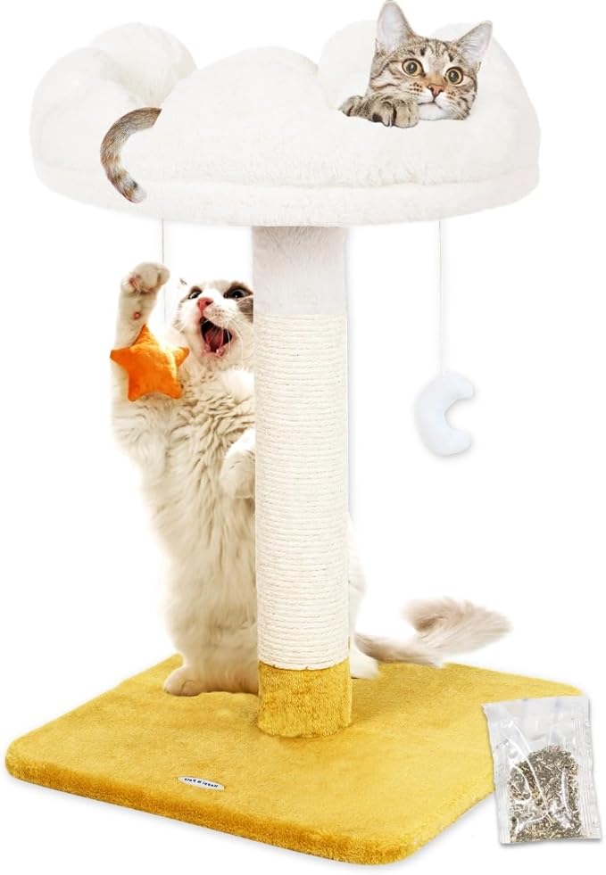 Happi N Pets 28" Tall Cat Scratching Post by HappiNPets