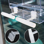 2PCS Bird Perch Stands, Acrylic Parrot Feeder Playstand Window Bird Feeder - Image 2