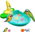 Petlex Bird Bath for Cage, Bird Bath Fountains Indoor, Parrot Automatic Bathing by DOOREASY