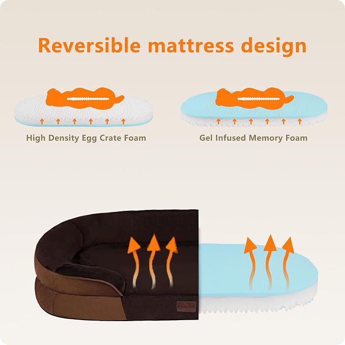Dwanton Orthopedic Dog Bed for Extra Extra Large Dogs - Image 3