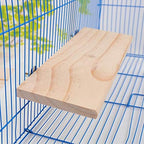 Litewoo Parrot Bird Wood Perch Platform Large Stand Shelf by Litewoo