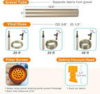 hygger Bucket-Free Aquarium Water Change Kit Fish Tank Auto Siphon Pump Gravel - Image 5