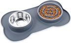 Pecute Slow Feeder Dog Bowls to Slow Down Eating, Dog Bowl Slow Feeder by pecute